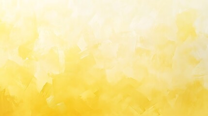 Abstract Yellow Paint Brushstrokes Background