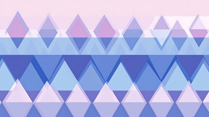 Abstract Geometric Pattern of Triangles and Diamonds