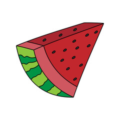 Cartoon Summer Clipart: Doodle Summer Clipart: Colorful Summer Doodles