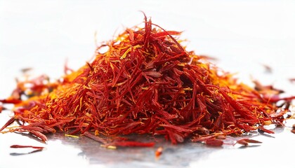 Fototapeta premium heap of saffron spice