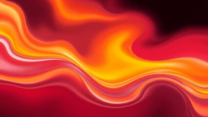 Abstract Flowing Liquid Design with Smooth Gradient Color Transitions