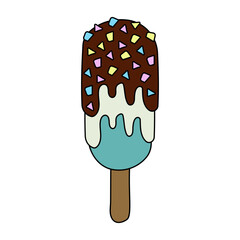 Hand-drawn Summer Clipart: Doodle Summer Clipart: Colorful Kawaii Cartoon Summer Doodles
