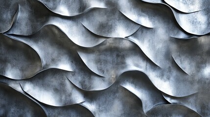A sleek brushed steel background with a wavy metal pattern, offering a modern, industrial texture ideal for design, technology, and professional-themed visuals.