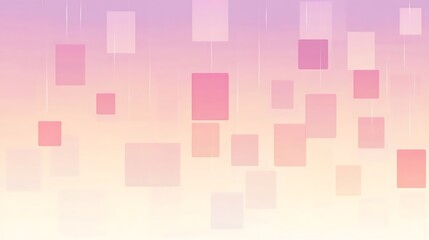 Fototapeta premium Abstract Pastel Pink Square Background Design