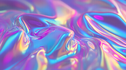 Fototapeta premium Abstract blurred iridescent light background. Iridescent Glow. Illustration