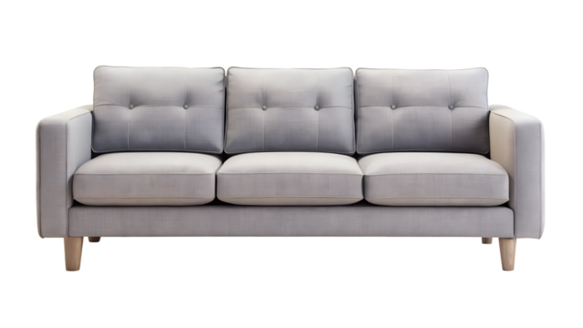 leather sofa isolated on white