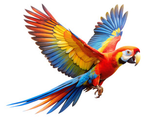 Fototapeta premium blue and yellow macaw ara ararauna
