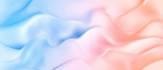 Fototapeta premium Abstract Pastel Wave Background Design