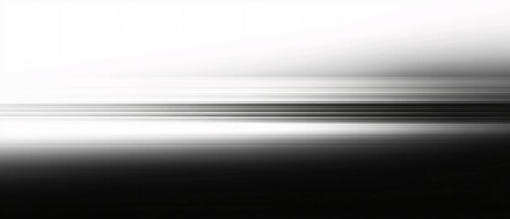 Abstract grayscale horizontal lines fade to black