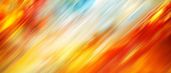 Abstract Diagonal Lines of Warm Colors