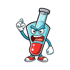 Serological Pipette Vector Illustration – Lab Research Clipart, Line Art & Cartoon Design, Serological pipette vector for lab research – includes clipart, line art, and cartoon designs.