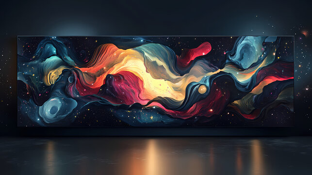 abstract sculptural cosmic interpretation