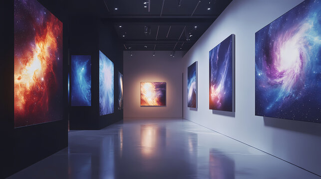 abstract sculptural cosmic interpretation