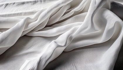 white crumpled linen heritage