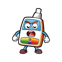 Spectrophotometer Laboratory Research Vector Illustration | Clipart & Line Art Design, Spectrophotometer lab research vector clipart in cartoon, line art, and isolated white background.