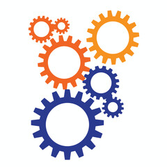 Cogs designs  gear, icon, symbol, 