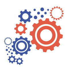 Cogs designs  gear, icon, symbol, 