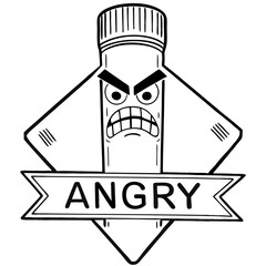 Test Tube Laboratory Research Vector | Clipart, Line Art & Cartoon Illustration, High-quality test tube lab research vector illustration, perfect for clipart, line art, and cartoons.