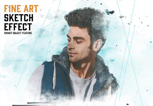 Fine Art Sketch Effect with Generative AI
