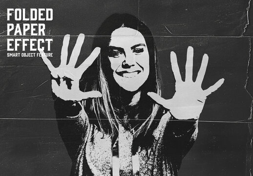 Folded Paper Effect with Generative AI