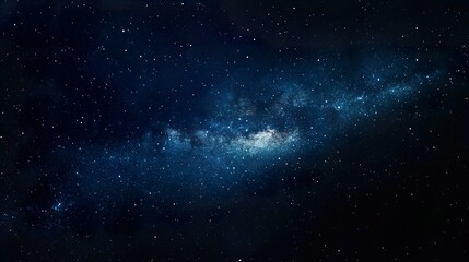 Naklejka premium Enchanted Night Sky with Glowing Stars