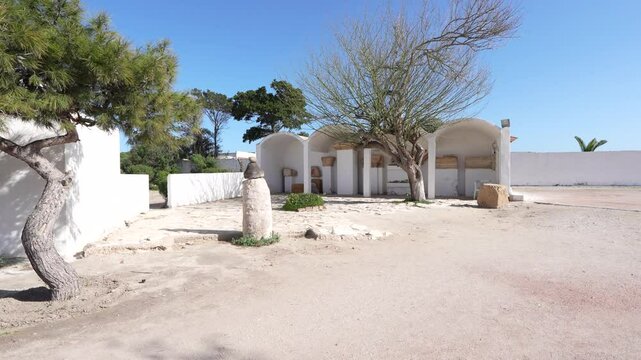 Ruins of old Carthage in Tunis