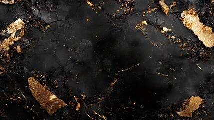 Golden Flakes in the Darkness