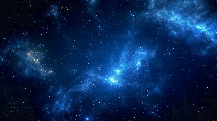 Fototapeta premium Futuristic Space Stars Background