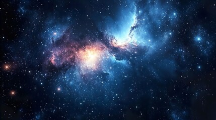 Mesmerizing Galaxy Starscape Background