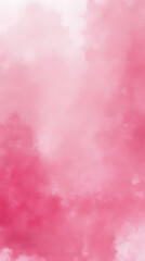 Fototapeta premium Bright pink background in watercolor technique.