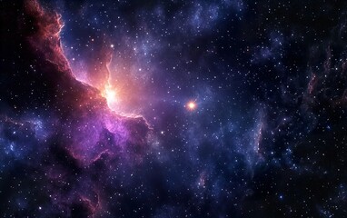 Celestial Dance: Binary Star Symphony in Deep Space