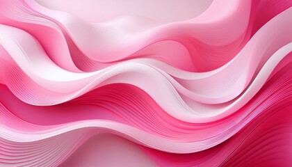 abstract pink and white wavy background with smooth flowing lines ideal for modern graphic design and creative projects