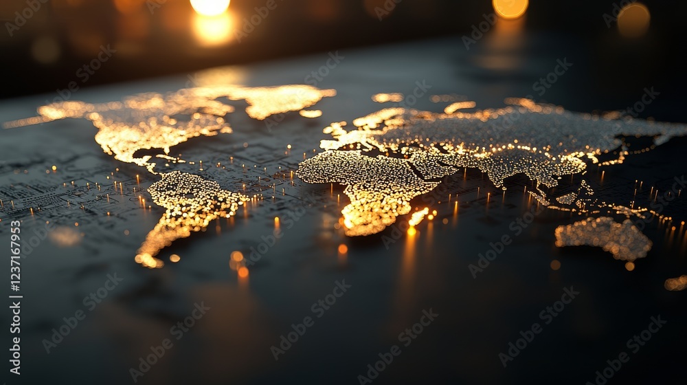 Poster a 3d rendering of an abstract background focusing on cyber security and attacks, causing a system cr