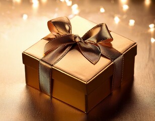 gift box with ribbon and bow