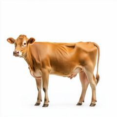 Jersey Cattle, isolated 