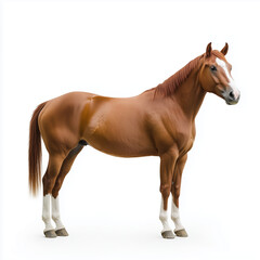 Obraz premium Quarter Horse, isolated 
