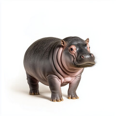 Naklejka premium Pygmy Hippo isolated 
