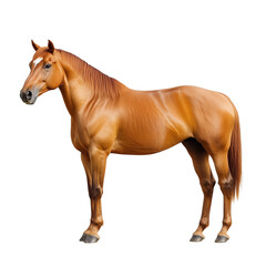 Obraz premium Quarter Horse, isolated 