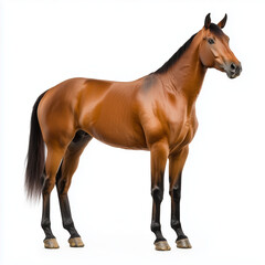 Obraz premium Standardbred horse, isolated