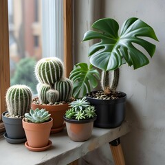 Fototapeta premium cactus in a pot