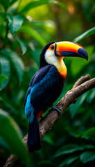 Fototapeta premium toucan in the jungle