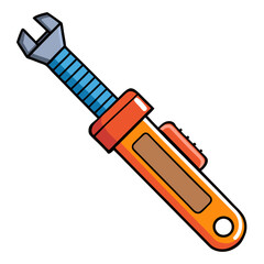 Fastening Tool Vector | Construction Tool Clipart & Line Art Illustration, High-quality fastening tool vector illustration with clipart, line art, and cartoon design.