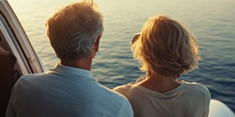 Serene Sunset Cruise: A Couple's Romantic Escape