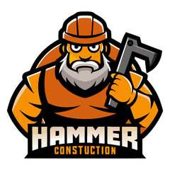 Hammer Construction Tool Vector | Cartoon, Clipart & Line Art Illustration, High-quality hammer construction tool vector in cartoon, clipart, and line art style. Perfect for design.
