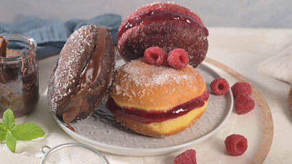 Portuguese fried dough with sugar