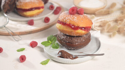 Portuguese fried dough with sugar