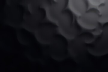 Abstract Gray Texture with Soft Curves and Fluid Shapes in Dark Background