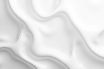 Fototapeta premium Smooth White Waves on Soft Textured Surface for Abstract Background
