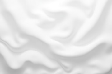 Naklejka premium Soft White Fabric Texture with Gentle Waves and Drapery Effects