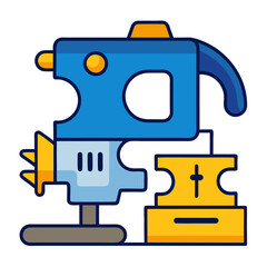 Jigsaw Construction Tool Vector Illustration – Cartoons, Clipart & Line Art Design, Create stunning jigsaw construction tool vector illustrations for your digital products.